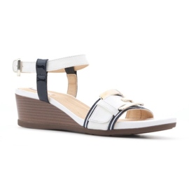 Sapatos de cunha Geox D Marykarmen D D828QD 05402 C0899 branco 2