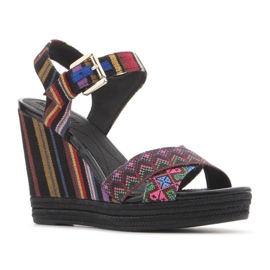 Sapatas de cunha Geox D82P6G 000AW C0042 multicolorido 2