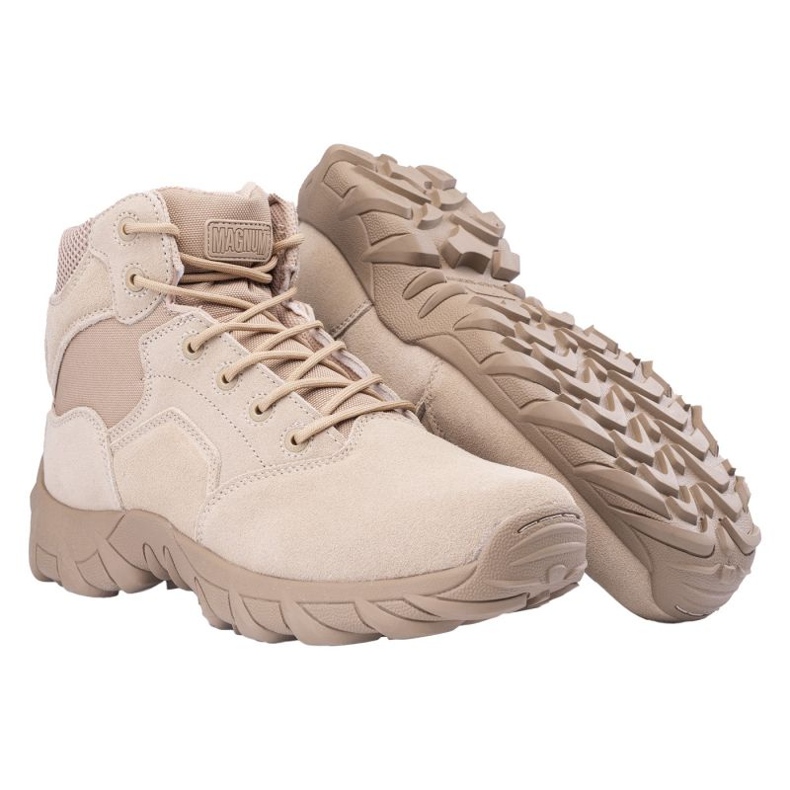 Sapatos Magnum Cobra 6.0 V1 Susde 92800437506 bege marrom 1