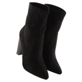 Botas no poste preto SY23P preto 1 Botas no poste preto SY23P preto 1