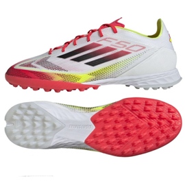 Adidas F50 Pro Tf IE1220 Sapatos de futebol branco 1