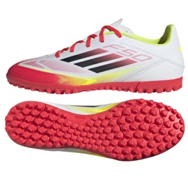 Adidas F50 Club TF IE1225 Sapatos de futebol branco 1