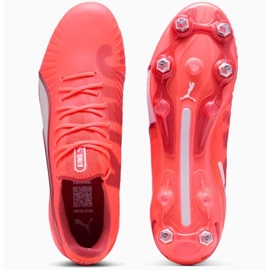 Puma King Ultimate MXSG 108304-01 Sapatos de futebol vermelho 1