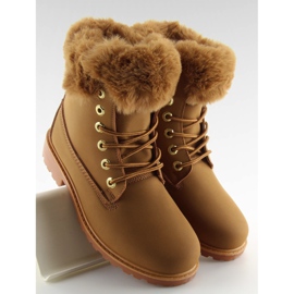 Botas de madeira com pele de camelo 58-177 camelo castanho multicolorido 2 Botas de madeira com pele de camelo 58-177 camelo castanho multicolorido 2