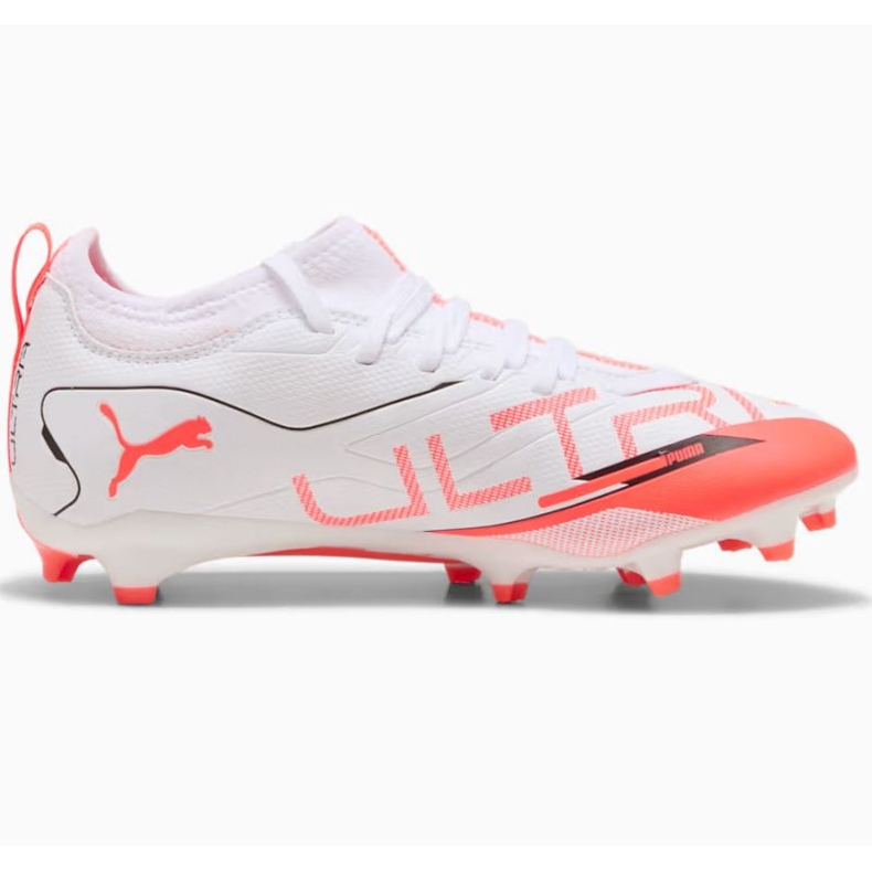 Puma Ultra 5 Match FG/MG 108167-01 Sapatos de futebol branco 1