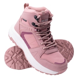 Hi-Tec Rozes Mid WP WO's Trekking Shoes com uma membrana rosa 1
