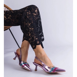 Salto pato roxo com salto aberto tolet 2
