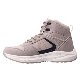 Hi-Tec Sapatos de trekking masculinos com membrana bege 1