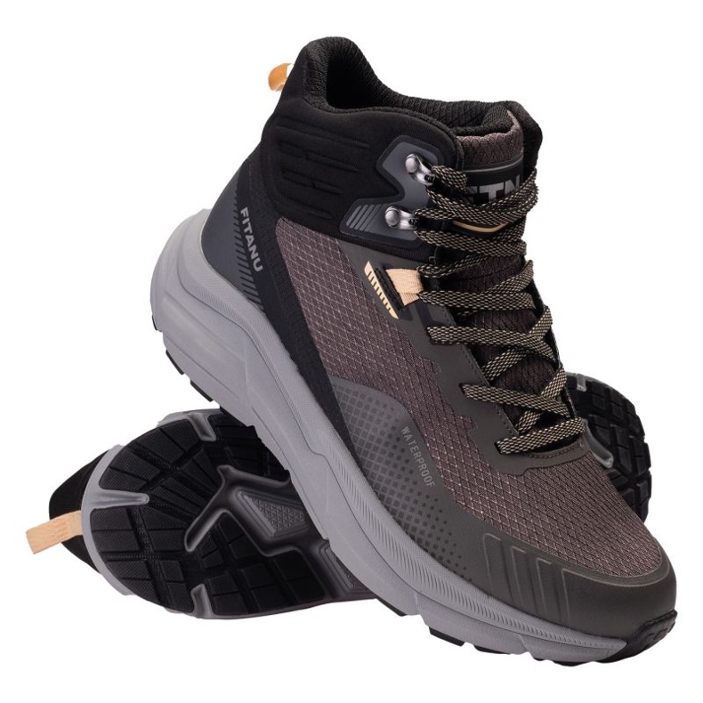 Sapatos Fitanu, à prova d'água marrom 1