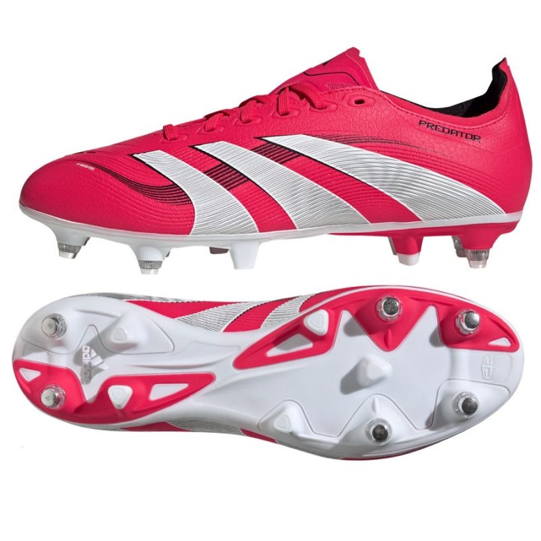 Chuteiras Adidas Predator League Sg ID3762 vermelho 1
