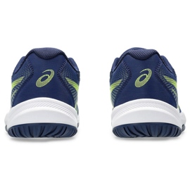 Asics Upcourt 6 Gs 1074A045 400 tênis de voleibol azul 4