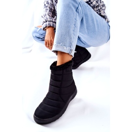 NEWS Botas de neve isoladas femininas 1467 preto 1