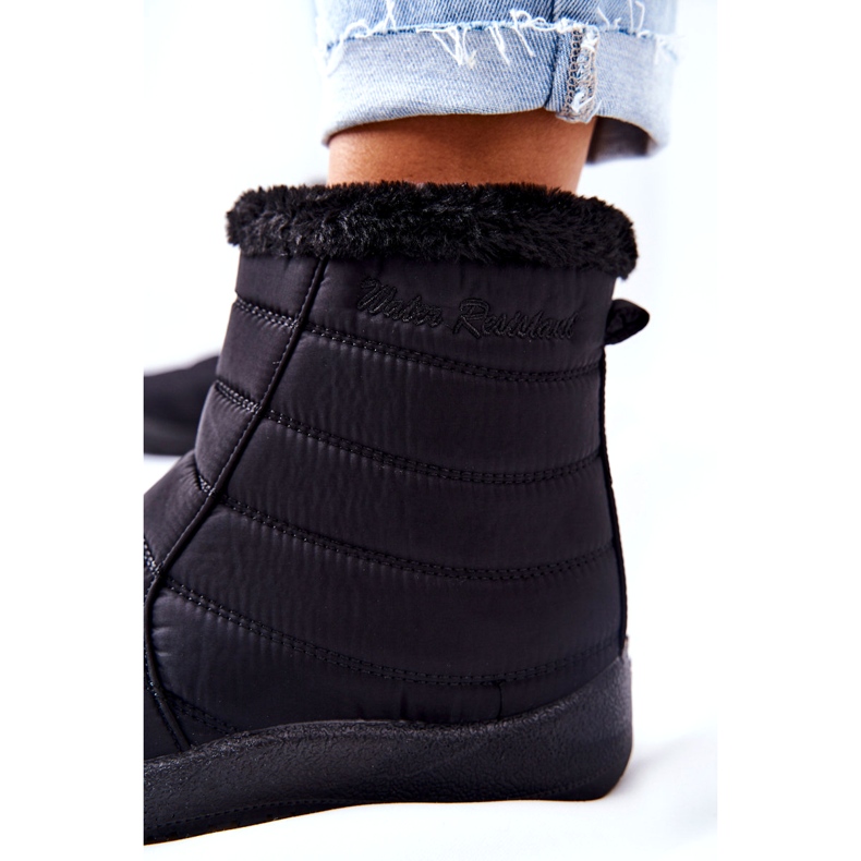 NEWS Botas de neve isoladas femininas 1467 preto 2