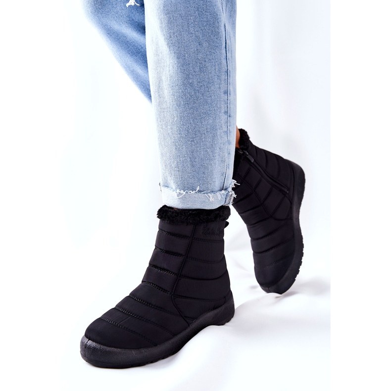 NEWS Botas de neve isoladas femininas 1467 preto 4