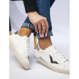 Inserções de brilho de tênis femininos preto 1