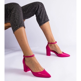 Bombas rosa rosa no poste 1