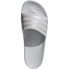 Chinelos Adidas Adilette Aqua F35531 cinza 2