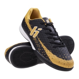 Huari Recoleti IC M000165744 Sapatos de futebol preto e amarelo 1