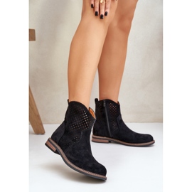 BOTAS BLACK OPENWORK preto 2