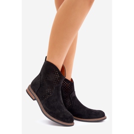 BOTAS BLACK OPENWORK preto 1