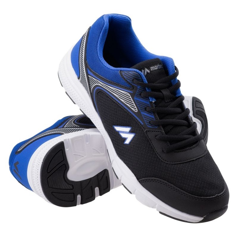 Martes Lasabi Black and Blue Sports Shoes preto 1