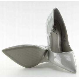 Cinza lacado cinza LL-89P Sapatilhas cinza 1