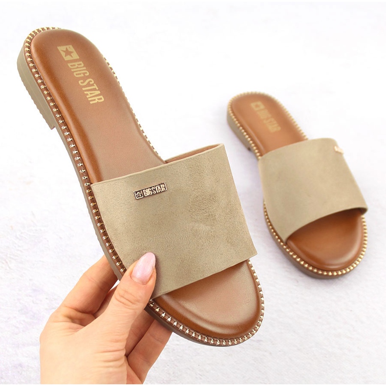 Flip feminino Big Star RR274619 bege 1