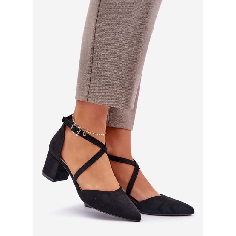 Bombas no Eco Suede Post Sergio Leone Black preto 1