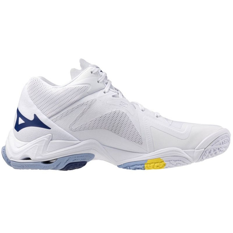 Mizuno Wave Lightning Z8 Mid V1Ga240597 Sapatos brancos 1