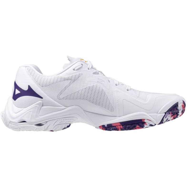 Mizuno Wave Lightning Z8 V1GC240020 Sapatos brancos 1