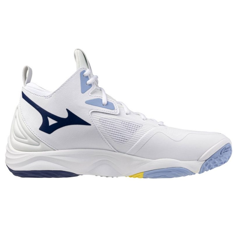 MIZUNO WAVE Momentum 3 Mid V1Ga231797 Sapatos brancos 1