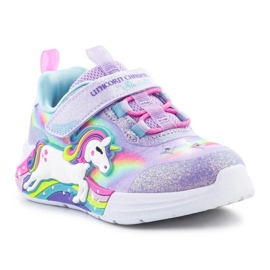 Sapatos Unicorn Chaser femininos Skechers S-Lights 302298N-LVMT roxo 2