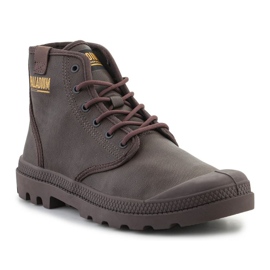 Sapatos Palladium Pampa Hi Coated U 74375-249-M Dark Cocoa marrom 2