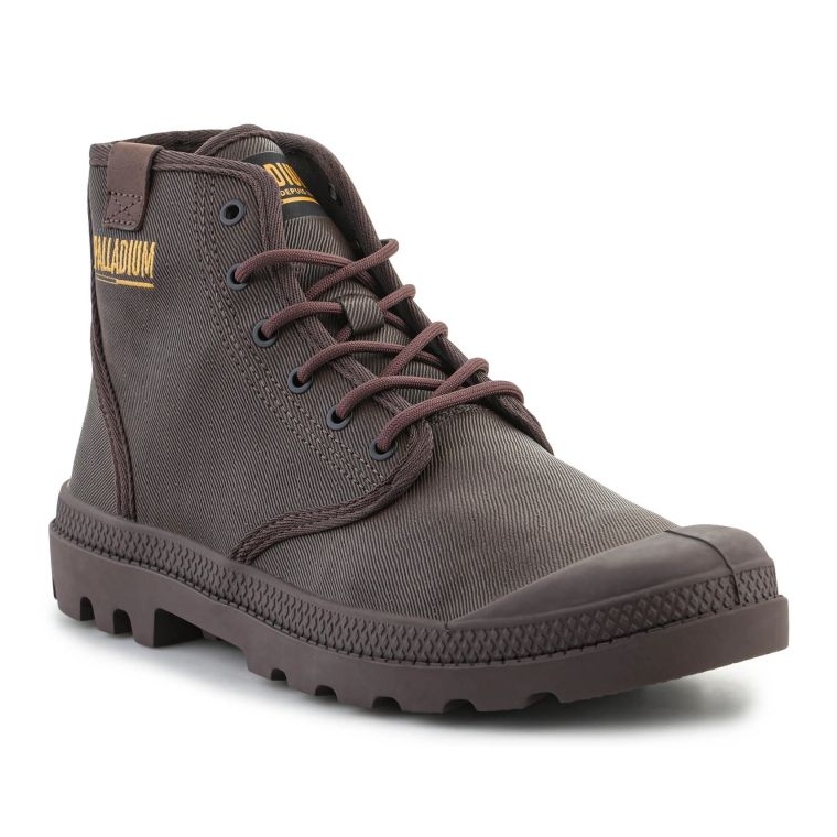 Sapatos Palladium Pampa Hi Coated U 74375-249-M Dark Cocoa marrom 2