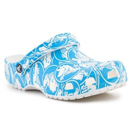 Tamanco Crocs Classic Duke Print 210003-4OX azul 2