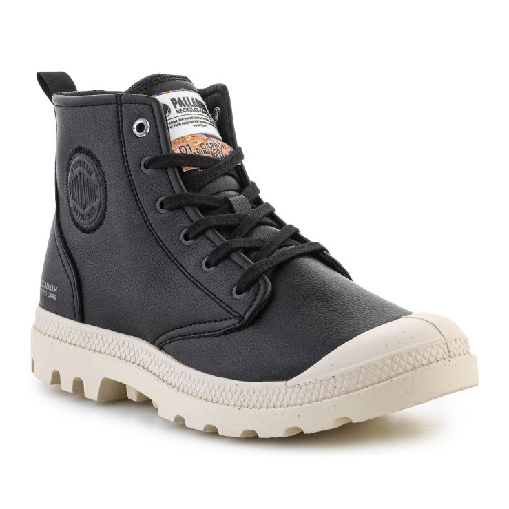Sapatos U Palladium Pampa Hi Re-Vegan Leather 74378-008-M Preto 2