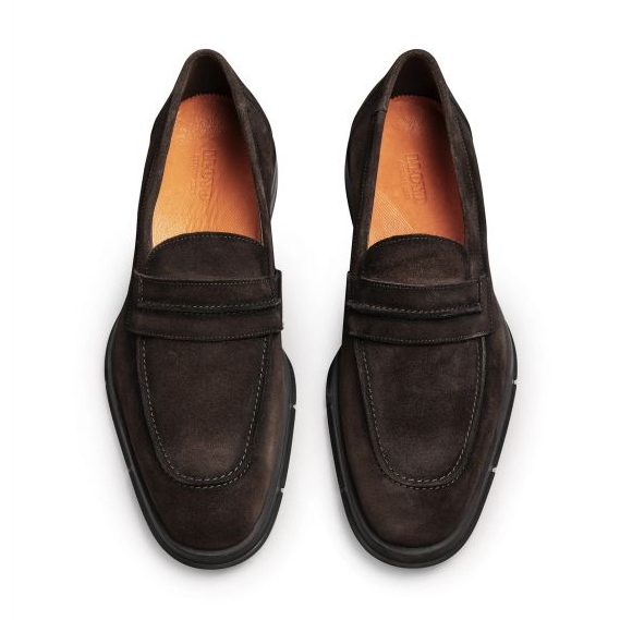 Mocassins masculinos de Lloyd Nagai 24-662-25 Brown marrom 1