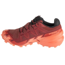 Salomon Speedcross 6 GTX 475843 tênis de corrida vermelho 1