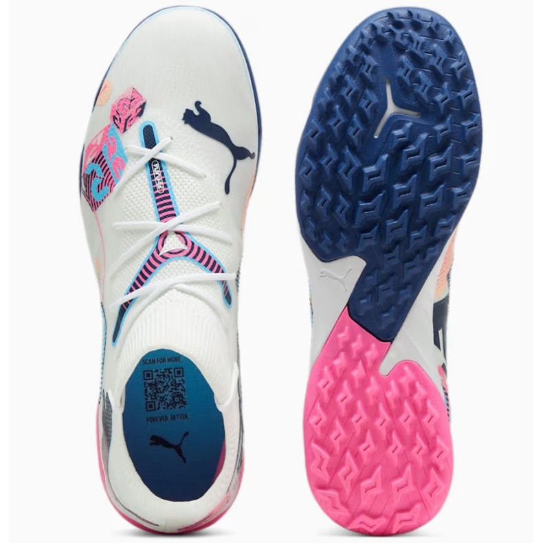 Puma Furure 7 Match Vol.Up TT 108075-01 Sapatos brancos 1