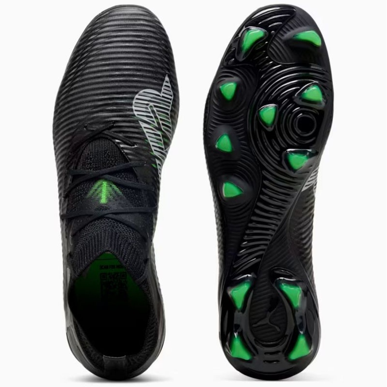 Puma Future 8 Pro FG/AG 108139-02 Sapatos pretos com uma meia 1 Puma Future 8 Pro FG/AG 108139-02 Sapatos pretos com uma meia 1