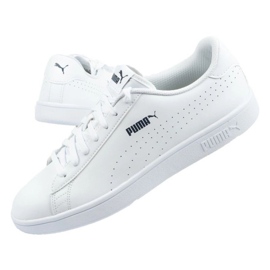 Puma Smash v2 W 365213 02 tênis esportivo branco 1