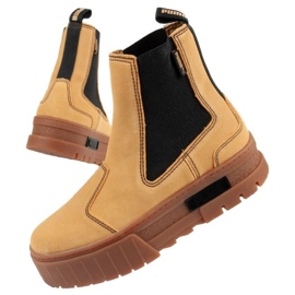 Sapatos Puma Mayze Chelsea Suede W 382829 04 marrom 1