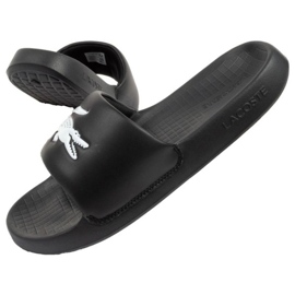 Lacoste Chinelos Serve Slide 02312 preto 1 Lacoste Chinelos Serve Slide 02312 preto 1