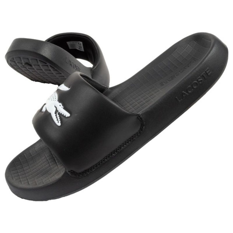 Lacoste Chinelos Serve Slide 02312 preto 1 Lacoste Chinelos Serve Slide 02312 preto 1