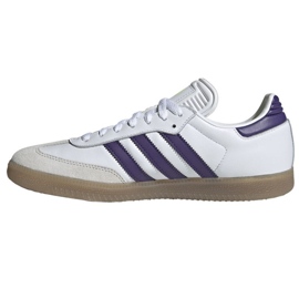 Adidas Samba Messi em IH8161 Sapatos brancos e violeta 1