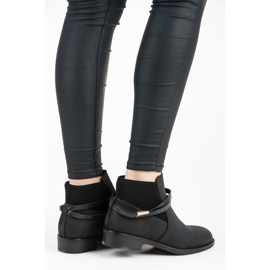 Vinceza Botas Jodhpur baixas preto 1