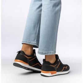 Tênis esportivos negros femininos preto 1