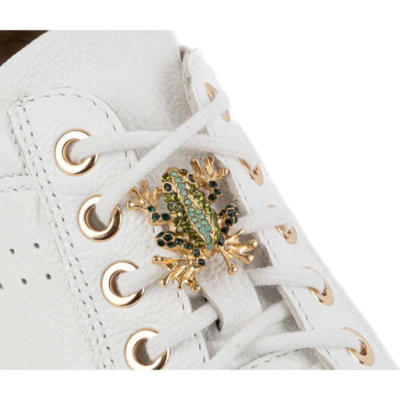 Olivier Tênis de couro feminino 1279 branco 2