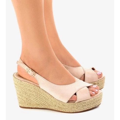 Botas de camurça para a primavera, sapatos femininos de salto alto bege 1