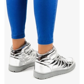 Sandálias femininas rosa de salto baixo com fecho no tornozelo 1